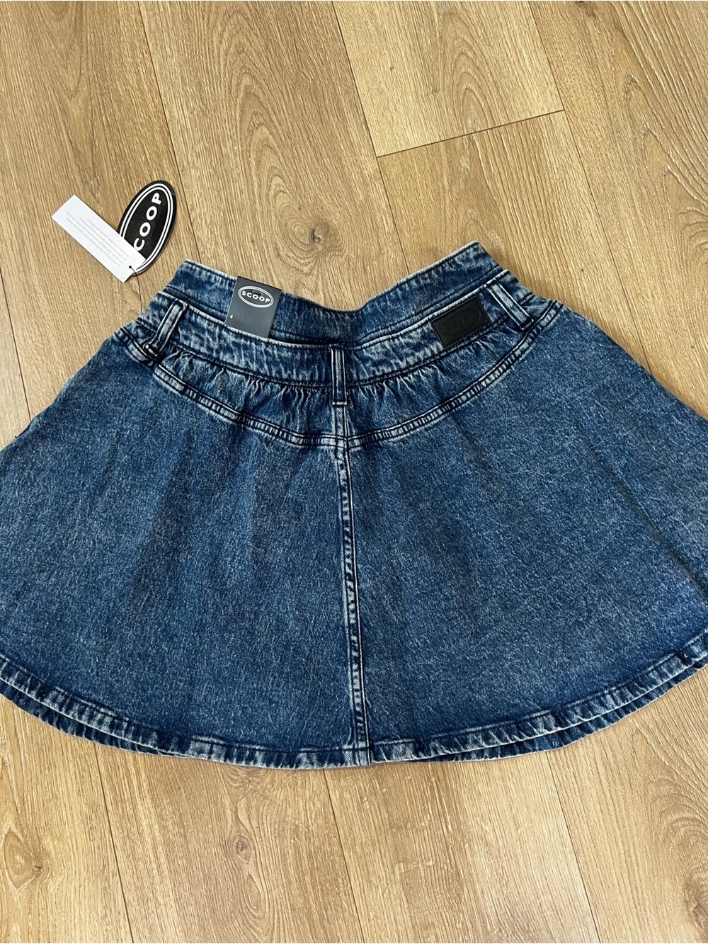 COOP Dark Blue Denim Circle Skirt